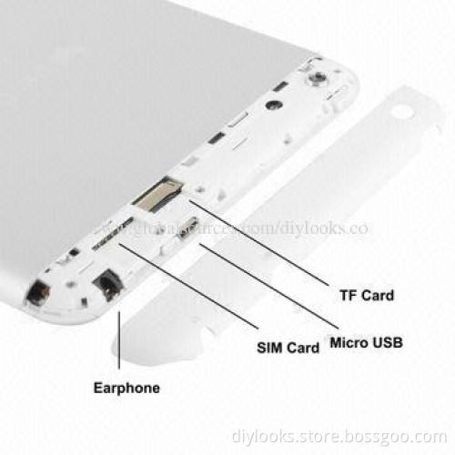 2GB +16GB 7.85" Capacitive Touch Screen Android 4.2 Silver 3G Tablet PC with GPS, FM, Dual Camera
